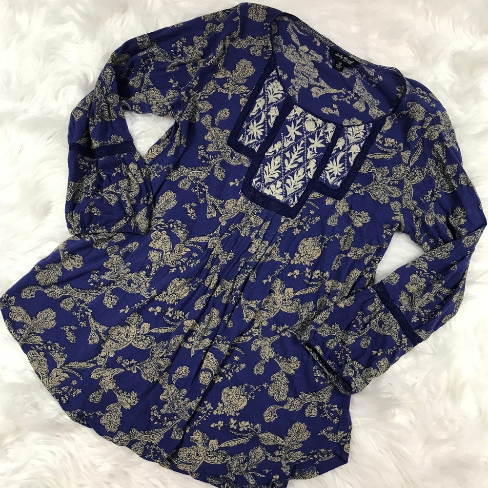 Lucky Brand Womens size Medium Boho top